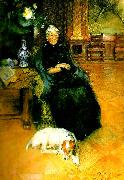 Carl Larsson portratt av fru gothilda furstenberg Germany oil painting artist